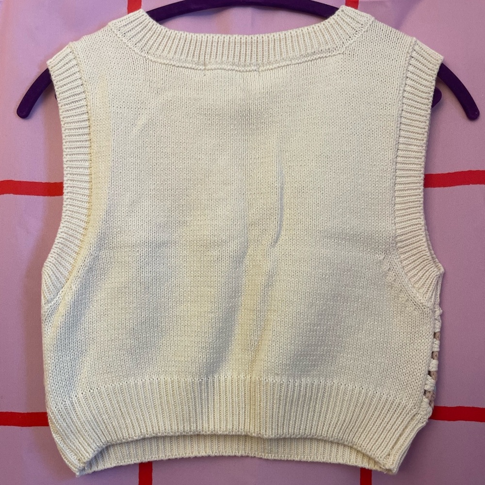 Forever 21 Crochet Vest - Picture 2 of 5